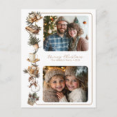 Hütte Hygge Zwei Fotos Weihnachten (Vorderseite)