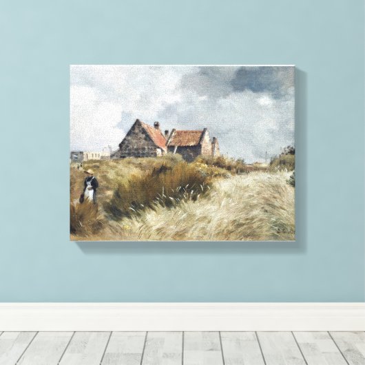 Hütte im Dunes Jean Charles Cazin Leinwanddruck (Insitu (Holzboden))