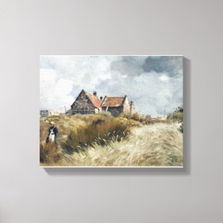 Hütte im Dunes Jean Charles Cazin Leinwanddruck