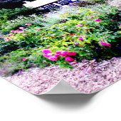 Hütte im englischen Gardens Poster (Ecke)