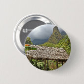 Hütte im Iao Tal-Staats-Park, Maui, Hawaii Button (Vorne & Hinten)