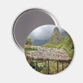 Hütte im Iao Valley Staat Park, Maui, Hawaii Magnet (Vorderseite/Rückseite)