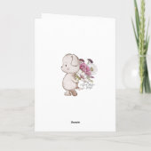 "Hütte im Schnee" Aquarell Kunst Weihnachten (Rückseite)