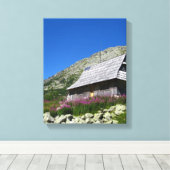 Hütte im Tal der fünf Teiche, Leinwand Tatra (Insitu (Holzboden))