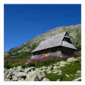 Hütte im Tal der fünf Teiche, Poster der Tatra (Vorderseite)
