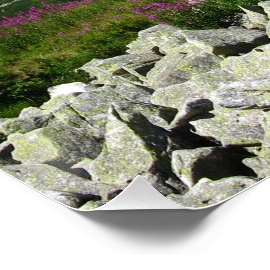 Hütte im Tal der fünf Teiche, Poster der Tatra (Ecke)