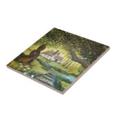 Hütte im Wald Fliese (Seite)