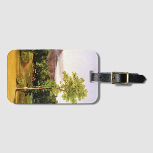 Hütte im Wald, New Hampshire, Gepäckanhänger (Vorderseite (Horizontal))