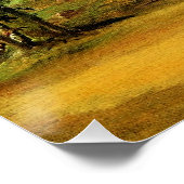 Hütte im Wald, New Hampshire, Poster (Ecke)