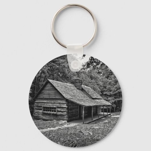 Hütte im Wald Schlüsselanhänger (Vorderseite)