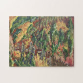 Hütte im Waldpuzzle Puzzle (Horizontal)