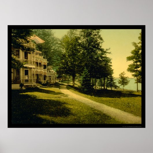 Hütte in Chautauqua, NY 1898 Poster (Vorne)