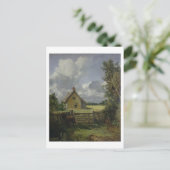 Hütte in Cornfield, 1833 Postkarte (Stehend Vorderseite)