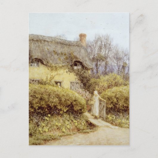 Hütte in der Nähe von Freshwater Postkarte (Vorderseite)