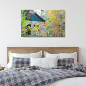 Hütte in der Woods HDR. Leinwanddruck (Insitu (Schlafzimmer))