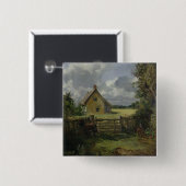 Hütte in einem Cornfield, 1833 Button (Vorne & Hinten)