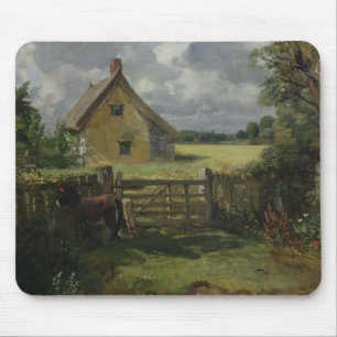 Hütte in einem Cornfield, 1833 Mousepad