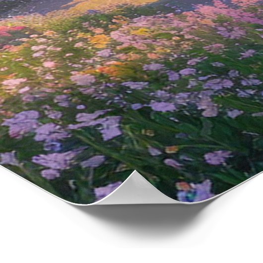 Hütte in Garden Haven Poster (Ecke)