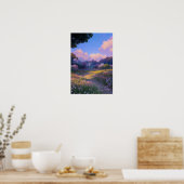 Hütte in Garden Haven Poster (Küche)