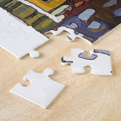 Hütte in Schnee Puzzle (Seite)