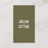 Hütte Jam und behält sich das Recht vor, sich jede Visitenkarte (Rückseite)