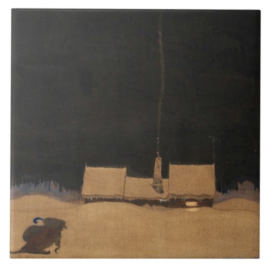 Hütte Johns Bauer-The am Fuß des Berges Fliese (Vorderseite)