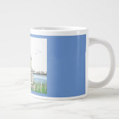 Hütte Jumbo Tasse mit Blue (Rechts)