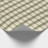 Hütte Kariert Geschenkpapier (Ecke)