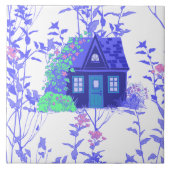 Hütte Keramik Tile Fliese (Vorderseite)