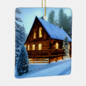 Hütte Land Nordkiefern Kabine Keramikornament (Rechts)