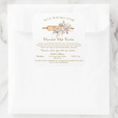 Hütte Law Label Zuhause Bakery Ingredients Aufkleb Quadratischer Aufkleber (Tasche)