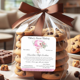 Hütte Law Label Zuhause Bakery Mixer Quadratischer Aufkleber