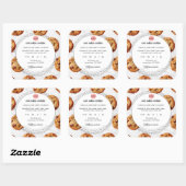 Hütte Lebensmittelgesetz Aufkleber für Backwaren (Blatt)