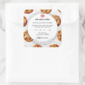 Hütte Lebensmittelgesetz Aufkleber für Backwaren (Tasche)