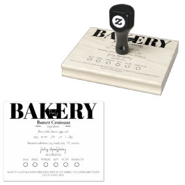 Hütte Lebensmittelrecht Rubber-Briefmarke Gummistempel