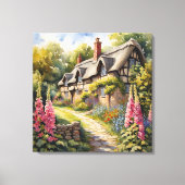 Hütte Leinwand Kunst (Vorderseite)