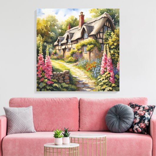 Hütte Leinwand Kunst (Insitu (Wohnzimmer))
