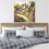 Hütte Leinwand Kunst (Insitu (Schlafzimmer))
