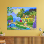 Hütte Leinwanddruck (Insitu (Wohnzimmer))