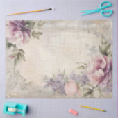 Hütte Lilac Floral Lavender Ephemera Decoupage Seidenpapier (Basteln)