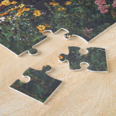 Hütte mit rustikalem Garten Puzzle (Seite)