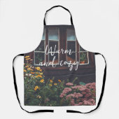 Hütte mit rustikalem Garten Schürze (Vorderseite)