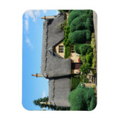 Hütte mit Strohdach im Chip Campingplatz Magnet (Vertikal)