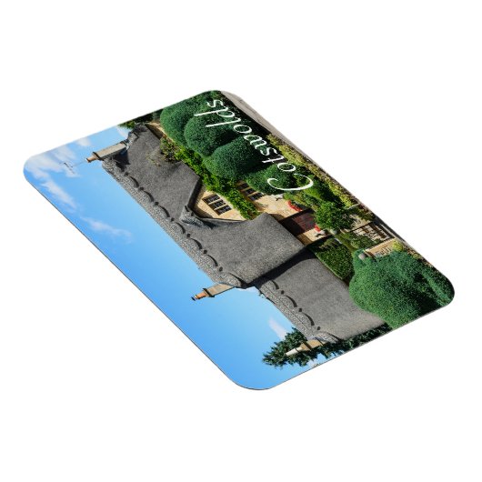 Hütte mit Strohdach in den Cotswolds Magnet (Rechte Seite)