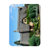 Hütte mit Strohdach in den Cotswolds Magnet (Vertikal)