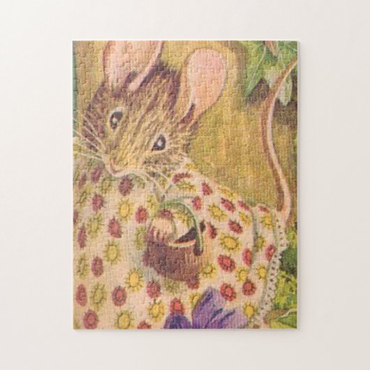 Hütte Mouse - Beatrix Potter Puzzle (Vertikal)