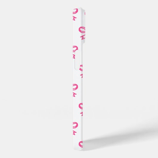 Hütte-Multigram-Muster-Herz-Bow-Krawatte Case-Mate iPhone Hülle (Rückseite / Rechts)