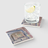 Hütte nach Hütte - Martha's Vineyard Steinuntersetzer (Seitenansicht)