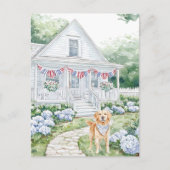 Hütte Nord- und Südamerika Postkarte (Vorderseite)