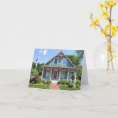 Hütte Notecard Karte (Gelbe Blume)